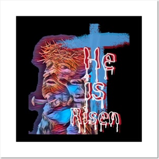 Easter -Jesus is risen symbolic art Posters and Art